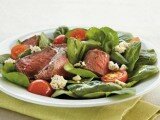 Steak and Feta Spinach Salad